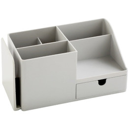 Desk Organizer Storage Holder Desktop Pencil Pen Holders Badge Box