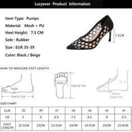 Women Pumps Fashion High Heels Stiletto Party Shoes Woman Sexy Ladies