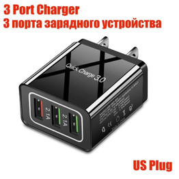 9itech Quick Charge 3.0 48W QC 3.0 4.0 Fast charger USB portable Charging Mobile Phone Charger For iPhone Samsung Xiaomi Huawei Adapter