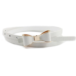 Double Ring Women Belt Fashion Waist Belt PU Leather Metal Buckle Heart