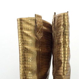 Microfiber leather women's ankle boots pointed toe western cowboy boots