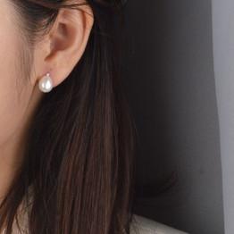 ASHIQI Multi Natural Freshwater Pearl Earrings 925 Sterling Silver Handmade Simple Jewelry for Women