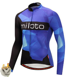 2018 Pro Team Winter Fleece Long Sleeve Cycling Jersey