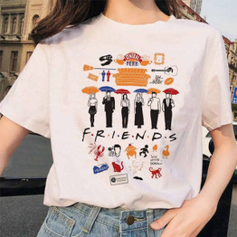 friend tv show femme tshirt clothes t shirt streetwear t-shirt t-shirt top tee shirts women harajuku female summer 90s grunge