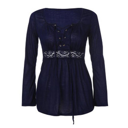 ISHOWTIENDA Long Sleeve Shirt Women 2018 Gothic Tops T Shirt Women Atumn Femme Solid Solim 3 Color Poleras De Mujer Moda