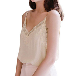 Womens Ladies Casual Lace Sleeveless Vest Shirt Tank Blouse Tops Lace sexy casual vest