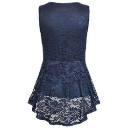 Feitong Women Tank Tops Solid Sexy V Neck Floral Lace Zip Up Tank Tops Sleeveless Slim Vest Shirts Camisole regata feminina 2018