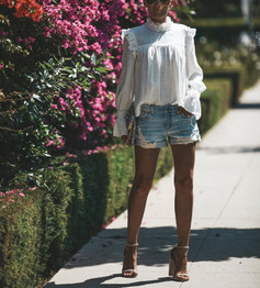 Casual Pure Color Long   Sleeve Chiffon Shirt Blouse