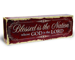 God Bless America: Blessed Wrapped Canvas