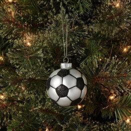 Soccer Shape Ornament Soccer Christmas