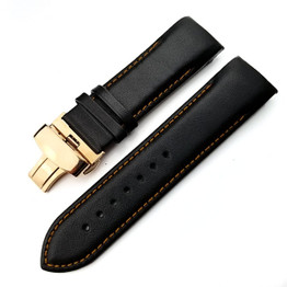 Calfskin Genuine Cow Leather Watchband Belt For Tissot T035 Watch Strap Bracelets Butterfly Buckle Replacement 22mm 23mm 24mm