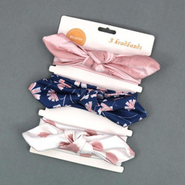 3PCS Printed Hairbow Baby Girl Headband Sweet Headwrap Newborn Hairband Infant Turban Headband For Girl Baby Hair Accessories