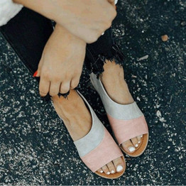 Women Ankle Strap Buckle Sandals