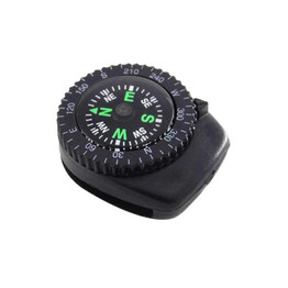 Mini Watch Strap Button Removable Compass Survival Mini Pocket Compass Outdoor Hiking Camping Accessories