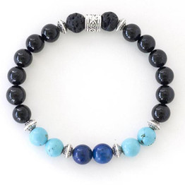 I AM Living with Intention Crystal Healing Bracelet