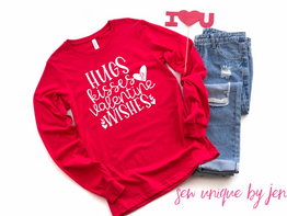 Hugs and Kisses Valetine's Tee