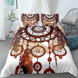 Dreamcatcher Bedding Set Colorful Feather