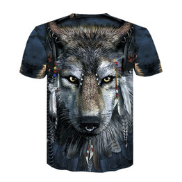 Gray Wolf 3D Printed T-Shirt Men/Women