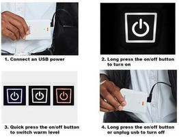 Heated Vest for Men & Women, USB Electric Heating Vest, Warm Outdoor