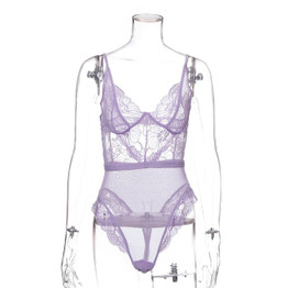 Mesh Sheer Lace Bodysuit