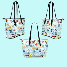 DN Dogs - Leather Tote Bag