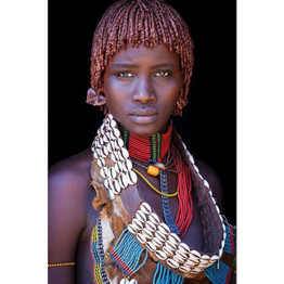 Home Decoration Canvas HD Prints Black African Woman Nordic Style Poster Painting Creative Living Room Wall Art Modular Picture