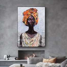 SELFLESSLY African Queen Black Woman Posters And Prints Modern Canvas Art Wall Painting For Living Room Home Decoration Unframed