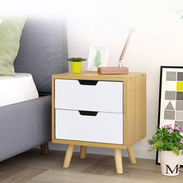Simple Bedside Table Modern Solid Wooden Bedroom Table Economy Nordic Bedside Storage Cabinet Mini Locker Bedside Nightstands