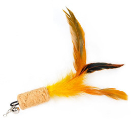 15 optional toys fishing rod flying fish feathered cat stick replacement head interactive fun toy