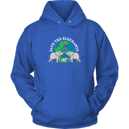 Save Elephants Unisex Hoodie