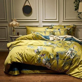 Chinoiserie Style Birds Flowers Bedding