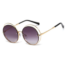 Women's Fashion  Classic Trendy Stylish Round Sunglasses