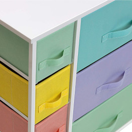 Sorbus Nightstand with 7 Drawers - Bedside Furniture & Night Stand