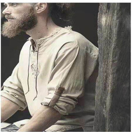 Mens Comfortable Long Sleeve Casual T-Shirt