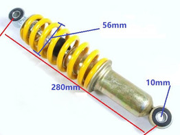 280mm 11" Rear Shock Absorber Suspension for Dirt Pit Bikes 50cc 70cc 90cc 110cc 125cc 150cc