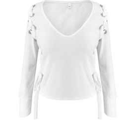 BANDAGE BOW TIE V-NECK CROP