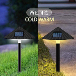 2pcs LED Solar Light Outdoor LED Solar Powered Lamp Lanterns Waterproof Landscape Lighting
