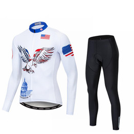 Freedom USA Long Sleeve Cycling Jersey Set