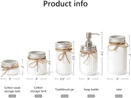 Bathroom Organizer Include Liquid Soap Dispenser,Cotton