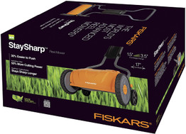 17 Inch Staysharp Push Reel Lawn Mower, Self-propelled.