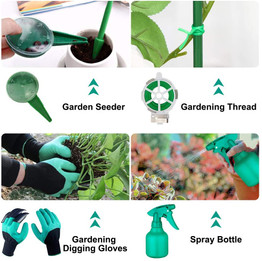 49 Pcs Garden Tools Set, Extra Succulent Tools Set, Heavy Duty Gardening Tools.