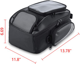 Motorcycle Tank Bag Waterproof with Strong Magnetic Motorbike Bag