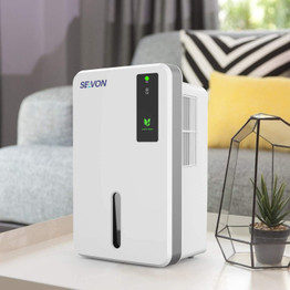 Portable and Compact Quiet Dehumidifiers for Basements, Bathroom, Bedroom.