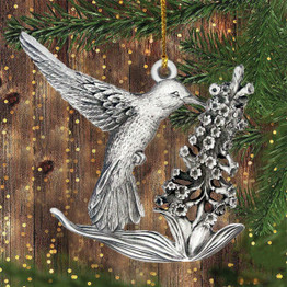 Hummingbird Ornament Hummingbird Christmas Ornament For Christmas Tree Outdoor Ornament Tree
