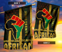 African American Flag Juneteenth Unapologetically African Flag Black Trans Pride Flag For Decor