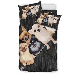 Funny Chihuahua Bedding Sets Duvet Cover Dog Lover Gifts Bedroom Decor