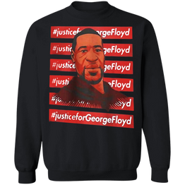 Justice For George Floyd Sweatshirt I Can't Breathe Protest Blm