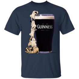 Funny Pug T-Shirt Guinness Shirt Gift For Beer Lover