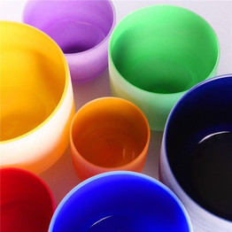 Quartz Crystal Singing Bowl 7 Chakras Set