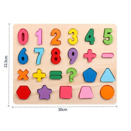3D Wooden Puzzles(Alphabet Number Puzzle)
